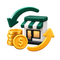Business Cash Flow Financing icon
